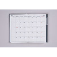 高橋書店 【2025年4月版】ビジネス手帳[小型版]3 手帳判 見開き1週間 月曜始まり ネイビー 847 1冊（直送品）