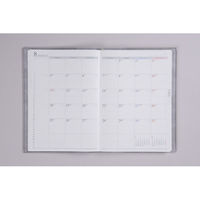 高橋書店 【2025年4月版】デスクダイアリーカジュアル7 A5 バーチカル 月曜始まり ウォームグレイ 967 1冊（直送品）