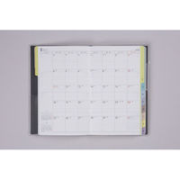 高橋書店 【2025年4月版】T'beauインデックス2 手帳判 見開き1週間 月曜始まり ブラック 652 1冊（直送品）