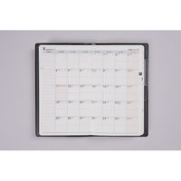 高橋書店 【2025年4月版】ニューダイアリーミニ2 手帳判 片側1週間+ノート 月曜始 黒 831 1冊（直送品）