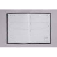 高橋書店 【2025年4月版】デスクダイアリーカジュアル5 A5 見開き1週間 月曜始まり ダークネイビー 965 1冊（直送品）