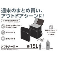 サーモス ソフトクーラー 15L オールブラック RFDー0151 ALB 1個