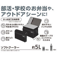 サーモス ソフトクーラー 5L オールブラック RFDー0051 ALB 1個