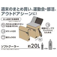 サーモス ソフトクーラー 20L サンドベージュ RFDー0201 SDBE 1個