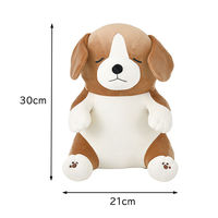 りぶはあと 座り抱きまくら M 犬 ビッキー 48260-37 1個