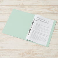 プラス フラットファイル 樹脂とじ具 A4タテ ブルー 78595 1パック (10冊入)