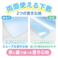 共栄プラスチック 軟質 下敷き 透明カラーのしっかりシタ字キ B5 ソーダ TCS-B5-SO 1セット(1枚×5)（直送品）