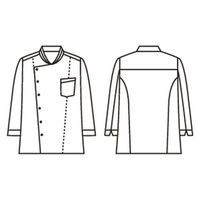 住商モンブラン コックコート 兼用 長袖 グレー L 6-1066 1枚（直送品）