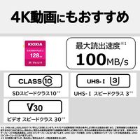 KIOXIA(キオクシア) 128GB SDXC UHS-I SDカード KSDH-B128G 1個