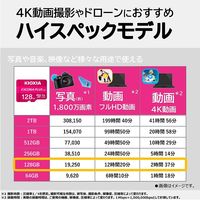 KIOXIA(キオクシア) 128GB SDXC UHS-I microSDカード KMUH-B128G 1個