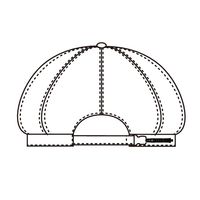 住商モンブラン キャスケット 兼用 ネイビー OV9002-9-F 1枚