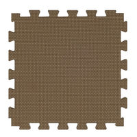 アイリスオーヤマ マット ジョイントマット 30×30cm 厚み2cm リバーシブル JMRV-39 モカブラウン/ベージュ 1セット(9枚入)