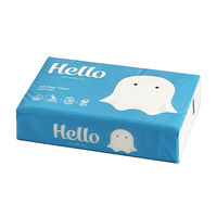 ティッシュペーパー Hello（ハロー）ソフトパックティシュ150組 ユニバーサル・ペーパー 1セット（1個（5パック）×20）