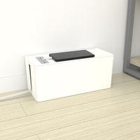 ナカバヤシ ケーブルボックス　ホワイト CBXー101WH 1個