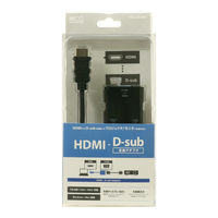 ナカバヤシ HDMI ー Dーsub　変換アダプタ　FullHD対応　ブラック HDAーDS01/BK 1個