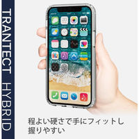 iPhone12mini ケースカバー 耐衝撃 ポリカーボネート TPU クリア 透明 PM-A20AHVCCR エレコム 1個（わけあり品）