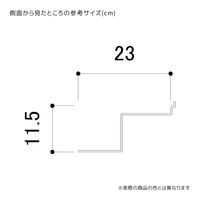 【軒先渡し】ストア・エキスプレス 有孔ボード用シューズフック(直径4mm)　2段 3336-775 1セット（5本入）（直送品）