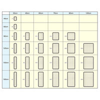 【軒先渡し】ストア・エキスプレス ディスプレイネット ブラック スチール製　90×30cm 6496-193 1台（直送品）