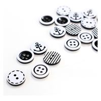 日本紐釦貿易 日本紐釦貿易(Nippon Chuko) マリンボタン 13mm 12個入 CG-WB101-13 1セット(3袋)（直送品）