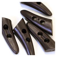 日本紐釦貿易 日本紐釦貿易(Nippon Chuko) ダッフルボタン 40mm 5個 茶 WD12-40C 1セット(3袋)（直送品）