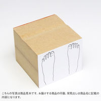 ゴム印  左足  A243  1個（直送品）