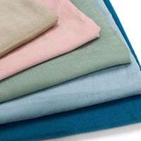 日本紐釦貿易(Nippon Chuko) シャツコール天 無地 コーデュロイ生地 スモーキーグリーン 巾約110cm×6mカット AS500（直送品）