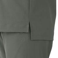 uka（ウカ） medical uniform study スクラブ 兼用 半袖 チャコールブラック LL UM502-BK 1枚（直送品）