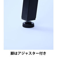 アスクル マルチワークデスク  幅800×奥行600×高さ720mm ライトウッド/ホワイト 引出無 1台 オリジナル