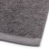 【LAKOLE/ラコレ】 【吸水速乾】フェイスタオル チャコール