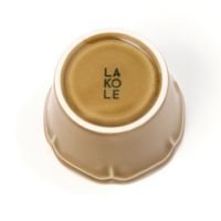 レリーフカップ（M） ブラウン 1セット（1個×2） LAKOLE/ラコレ