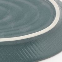 KACHO-SENオーバルプレート（L） ダークグレー 1セット（1枚×2） LAKOLE/ラコレ