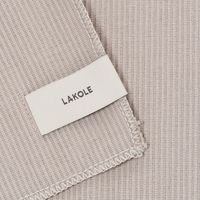 ファブリックランチョンマット グレー 1セット（1枚×2） LAKOLE/ラコレ