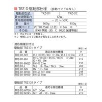 竹村製作所 駆動部(手動ハンドルなし) TRZーD1ーBH50 1個（直送品）