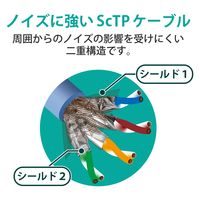 LANケーブル Cat5e STPケーブル 50m 簡易包装 RoHS指令準拠 LD-CTS50/RS エレコム 1個（直送品）