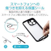 スマホ ストラップホルダー シート ステンレス製 ケーブル穴用 1口タイプ シルバー PWSTHD1SSSV エレコム 1個（直送品）