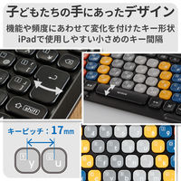 iPadケース一体型キーボード 有線接続 かな無し 10.9インチ iPad第10世代専用 TK-KP12UMBK エレコム 1個（直送品）