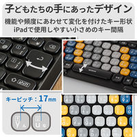 iPadケース一体型キーボード 有線接続 かな有り 10.9インチ iPad第10世代専用 TK-KP13UMBK エレコム 1個（直送品）