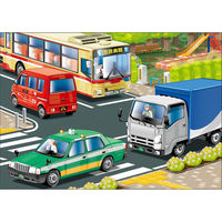 くもん出版 くもんのジグソーパズル STEP3 はたらく車のなかまたち 3セット入り JP-37 1箱（直送品）