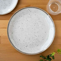 1956レストラン・サプライ プレート 27cm Merge マージ プラスチック ホワイト 432556 1個（直送品）