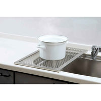 下村企販 水切りラック オールステンレス 頑丈スライド作業台 奥行58cm 435444 1個（直送品）