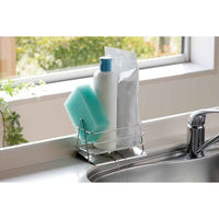 下村企販 スポンジラック 水が流れる 洗剤スポンジラック 435448 1個（直送品）