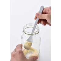 下村企販 スプーン シリコン製 シリコンフィットスプーン 食洗機対応 ホワイト 440720 1個（直送品）