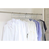 エスエイ企画 ハンガー 衣類収納アップハンガー 幅50cm 2本組 収納 グレー 460081 1個（直送品）