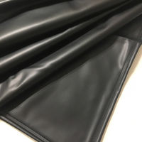 セーフラン安全用品 防水防油エプロン 厚さ0.5mm 胸付きエプロン 黒 12451-1 1枚（直送品）