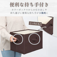 アストロ 収納ボックス ブラウン 606-66 1個（直送品）