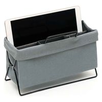 東洋ケース 卓上収納 卓上マルチラック 折りたたみ ファブリック グレー 417527 1個（直送品）