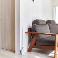 日本クリンテック ほうき 全長67cm 立つホウキ STAND フリースタンディングブルームS ホワイト 438694 1個（直送品）