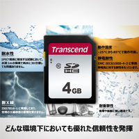 Transcend（トランセンド）SDHCカード 4GB Class10 TS4GSDC300S 1個