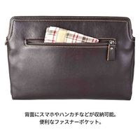 スワン Troy Bros 牛革シボ 2WAYショルダー 7032 ブラウン 1個（直送品）