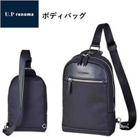 スワン U.P renoma 革×ナイロン ボディバッグ 20114 ブラック 1個（直送品）